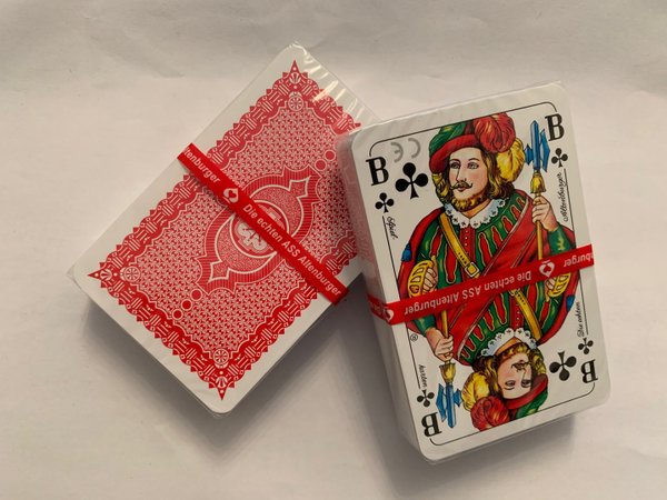 ASS Altenburger "Die echten" Spielkarten 55 Blatt inkl. 3 Joker Premium Papier Qualität