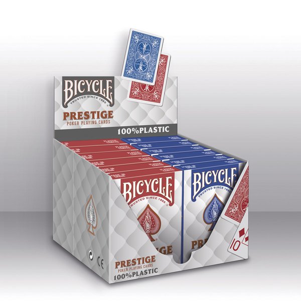 Bicycle Prestige Poker Spielkarten 100% Plastik
