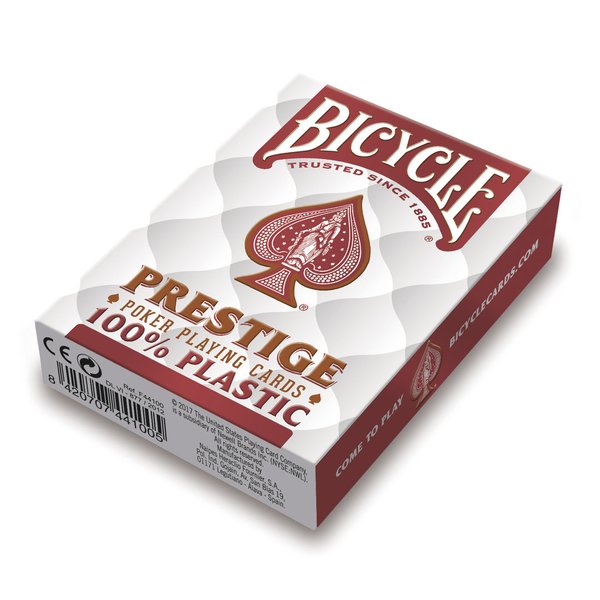 Bicycle Prestige Poker Spielkarten 100% Plastik