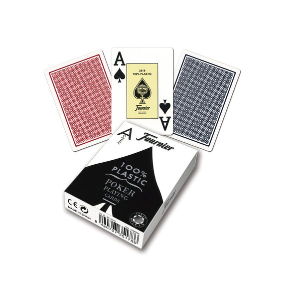 Fournier No 2800 Titanum (2 Jumbo Index) Plastik Spielkarten