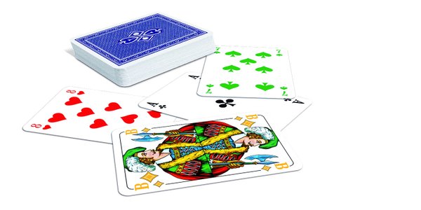 Skat Kartenspiel 32 Blatt Turnierbild 4 Farbenblatt im Kunststoffetui
