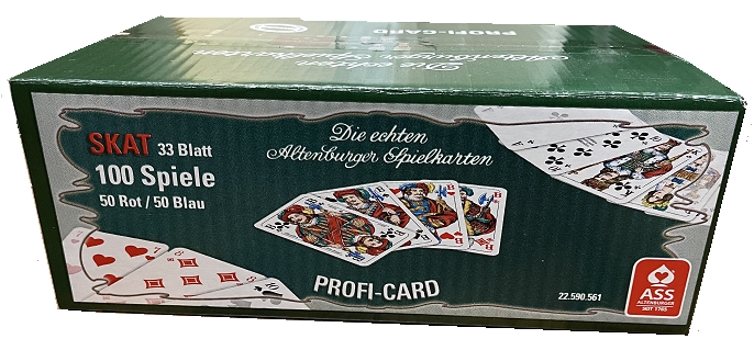 Die echten ASS Altenburger SKAT Karten Spielkarten 32 Blatt Französisches Bild 