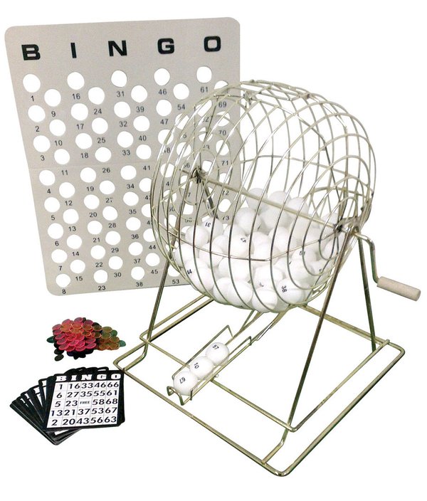 Bingo set, 30.5 cm Metal