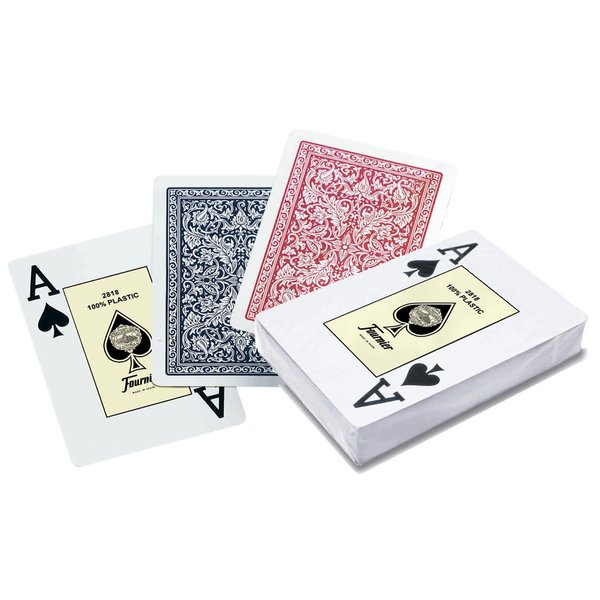 Fournier 2818 Plastik Spielkarten 2 Jumbo Index (Casinos only)