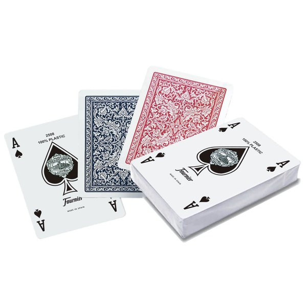 Fournier 2508 Plastik Spielkarten 4 Standard Index (Casinos only)